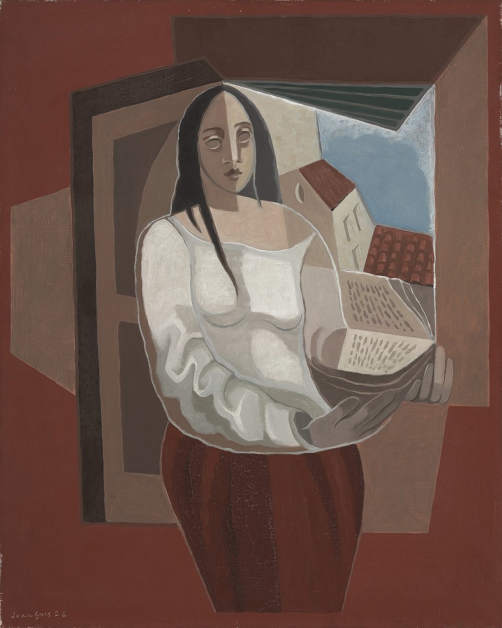 Leseren, 1926 av Juan Gris