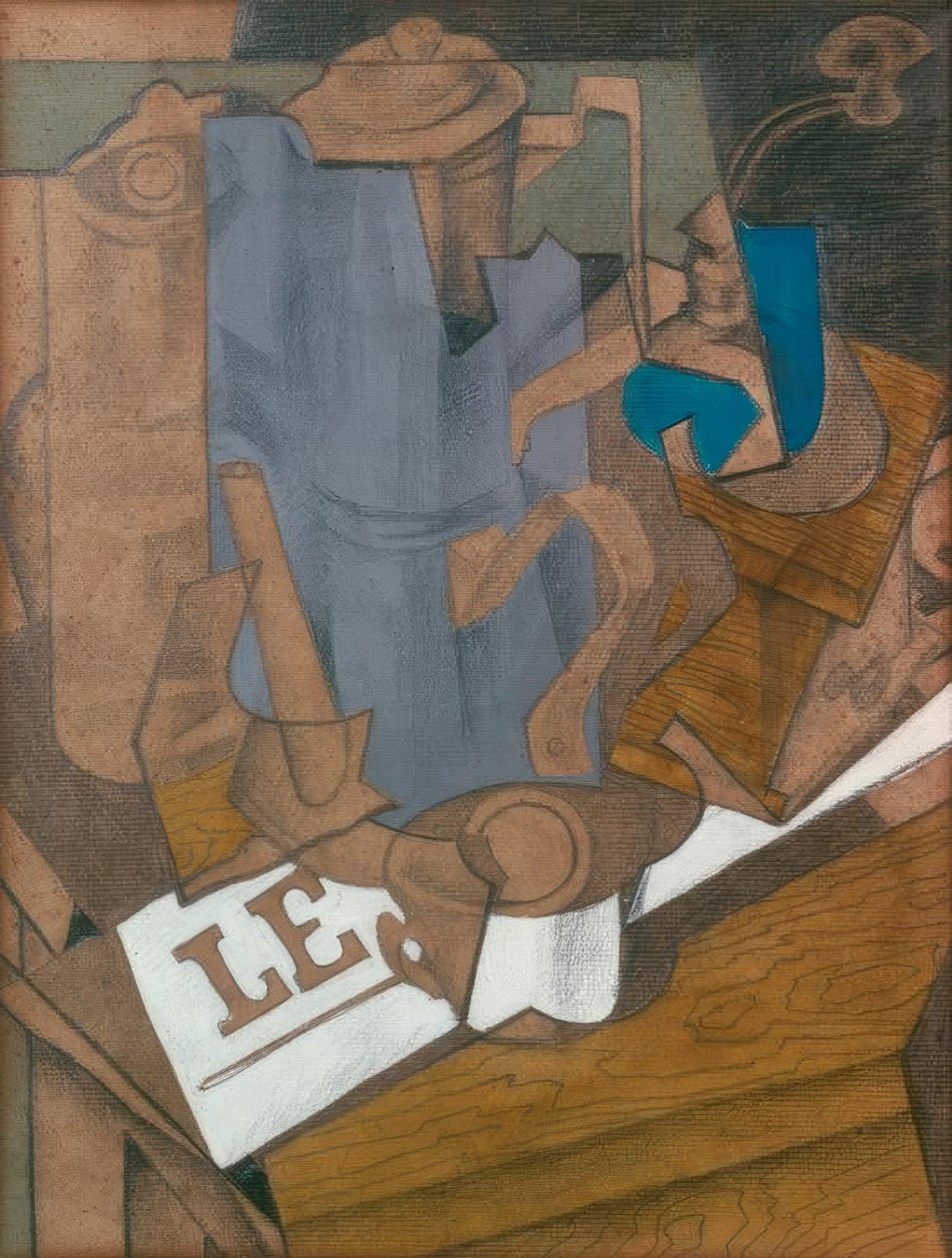 Stilleben med kaffetrakter av Juan Gris