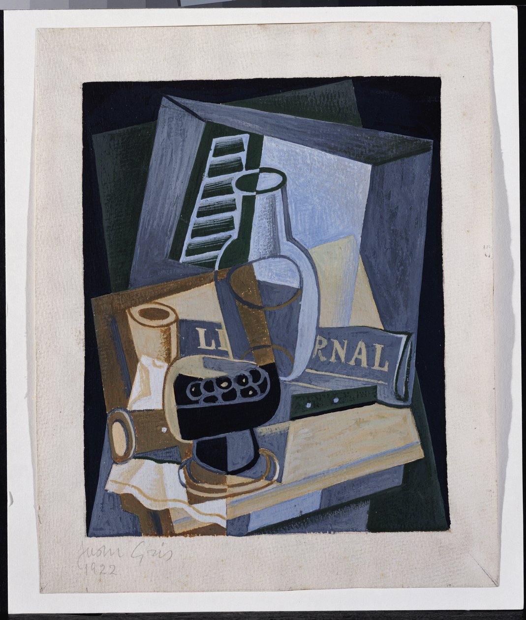 Stilleben foran et vindu, 1922 av Juan Gris