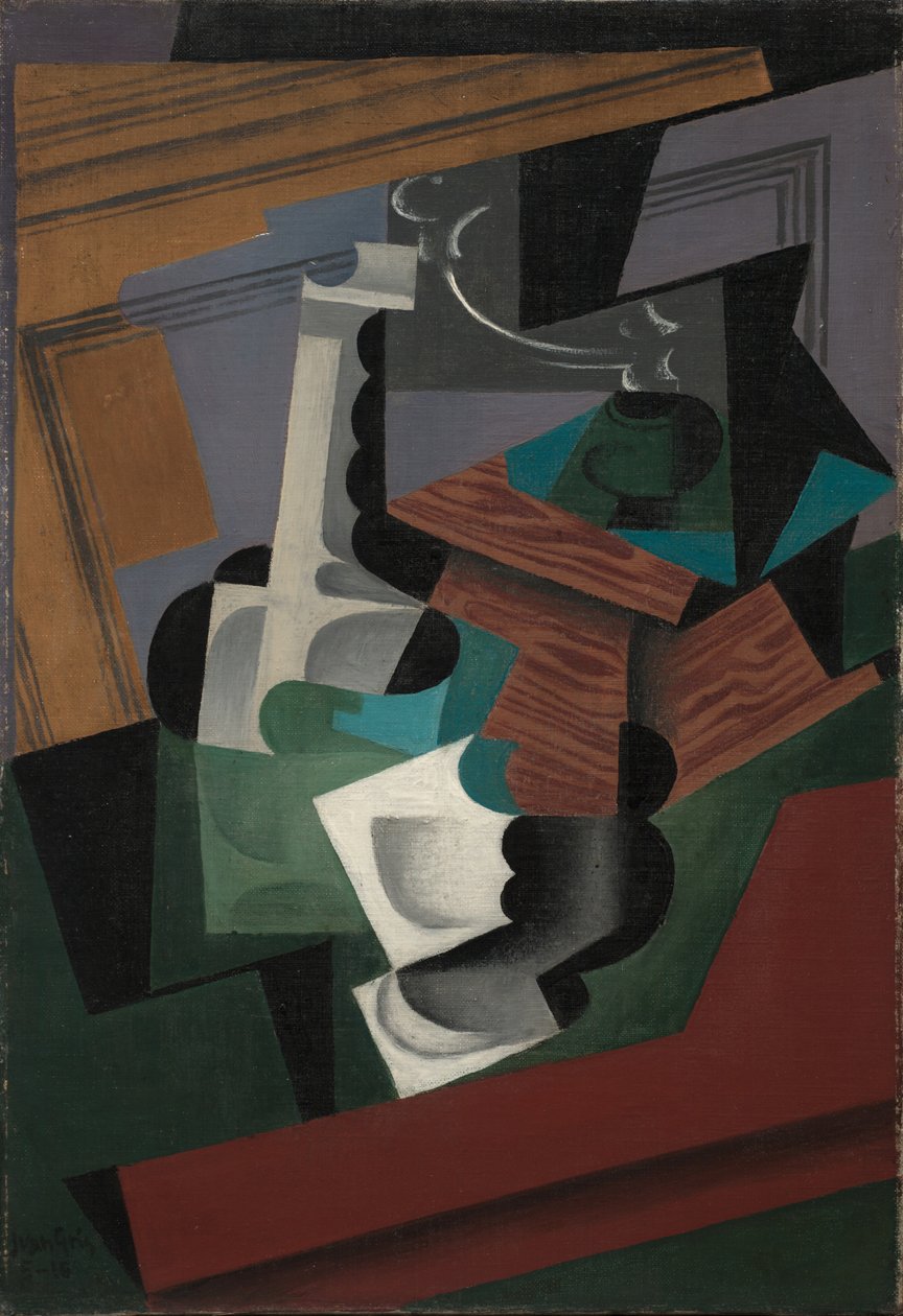 Kaffemøllen, 1916 av Juan Gris