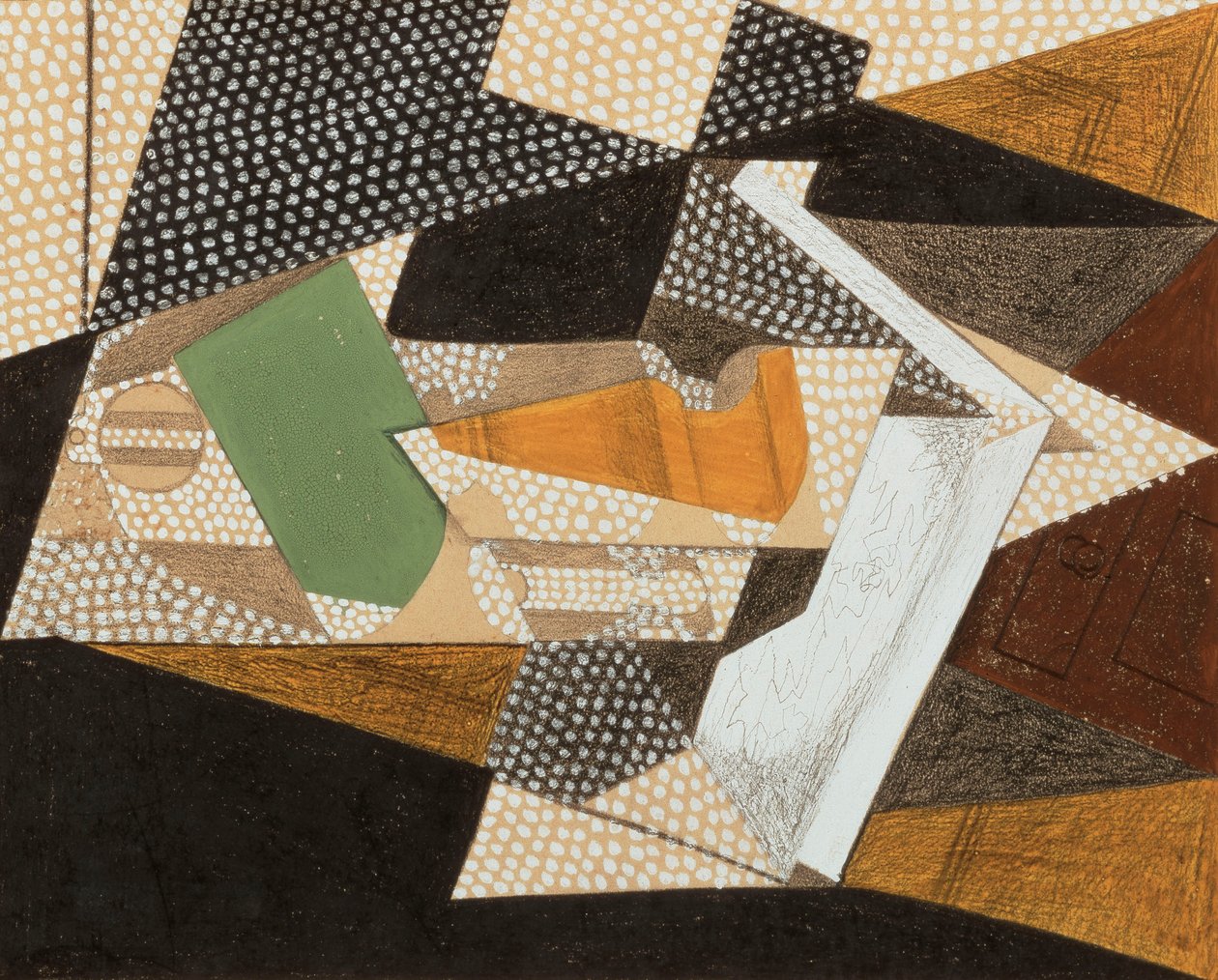 Lampen, 1916 av Juan Gris