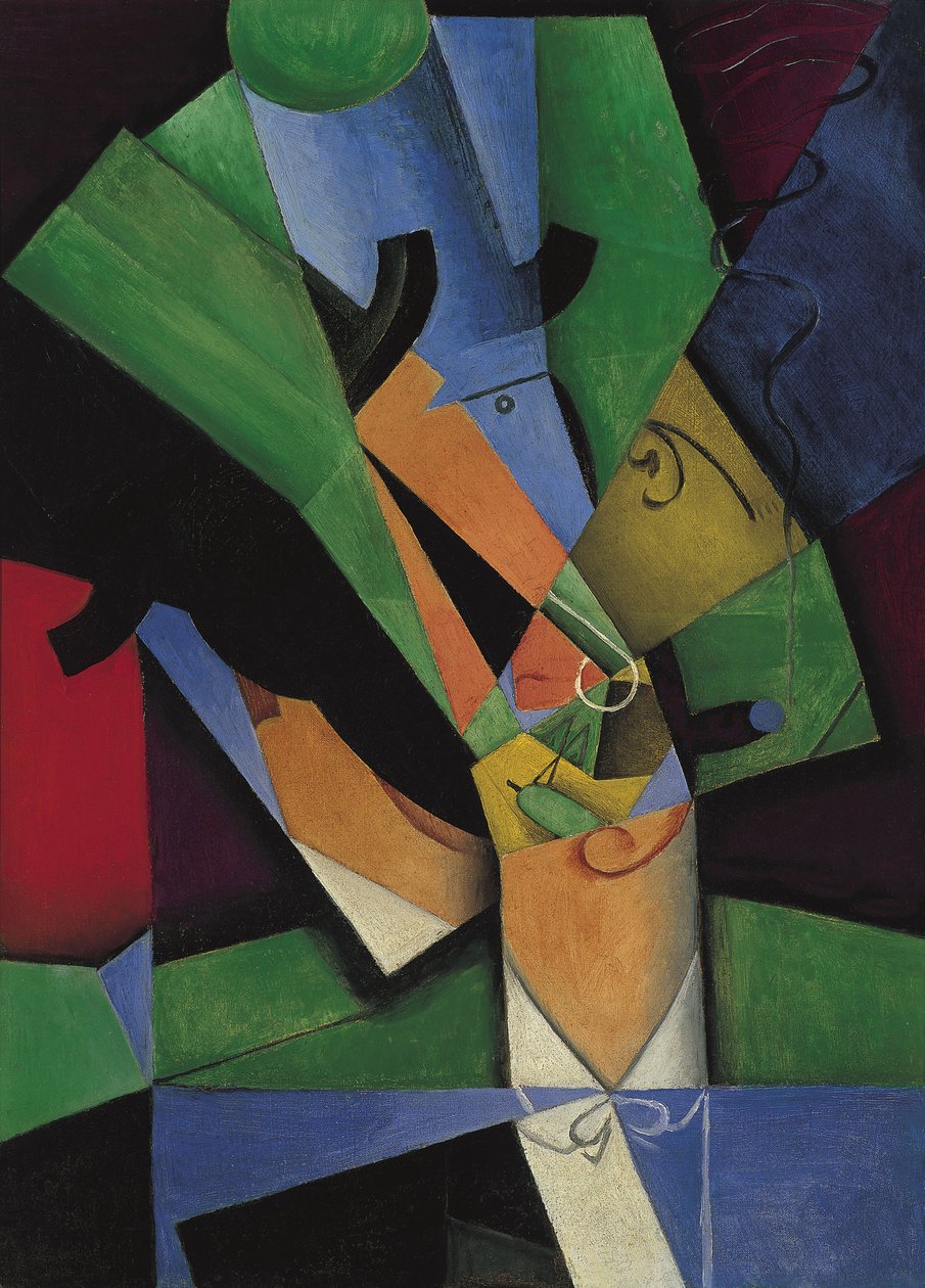 The Smoker Frank Haviland, 1913 av Juan Gris