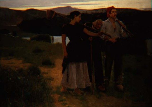 De tre vender tilbake av Juan Llimona y Bruguera