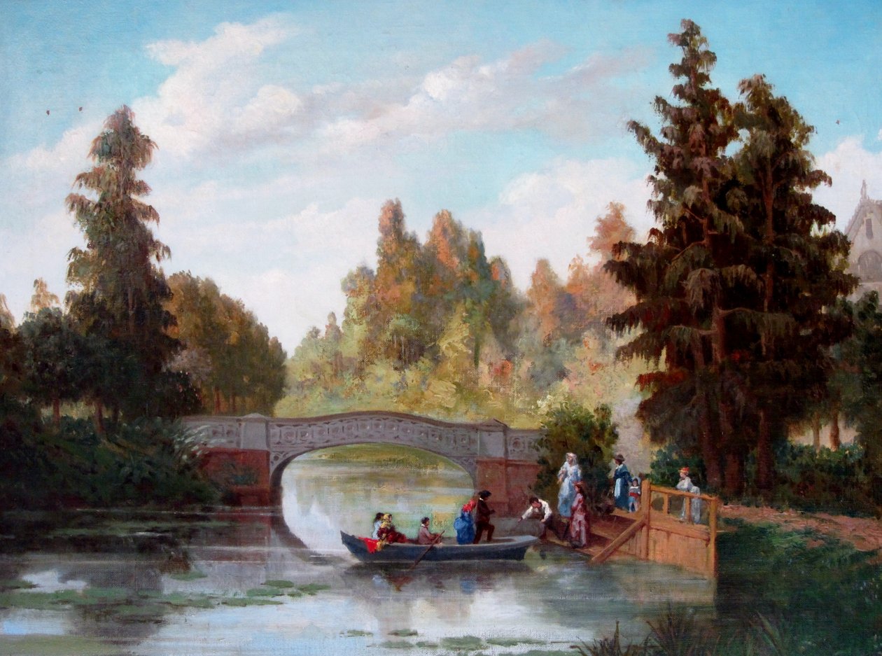 Gammel dam i Cousiño-parken av Juan Mochi