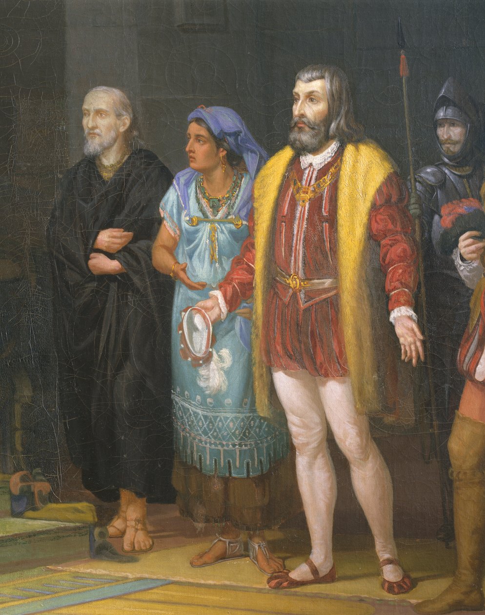 Hernan Cortes, la Malinche and Bartolome de Las Casas, detail, painting by Juan Ortega   1425073   no       norwegian Successfully Translated  Original: Autumn. Fruit Picking Translat: Autumn. Fruit Picking 1317036 no norwegian Successfully Translated Orig av Juan Ortega