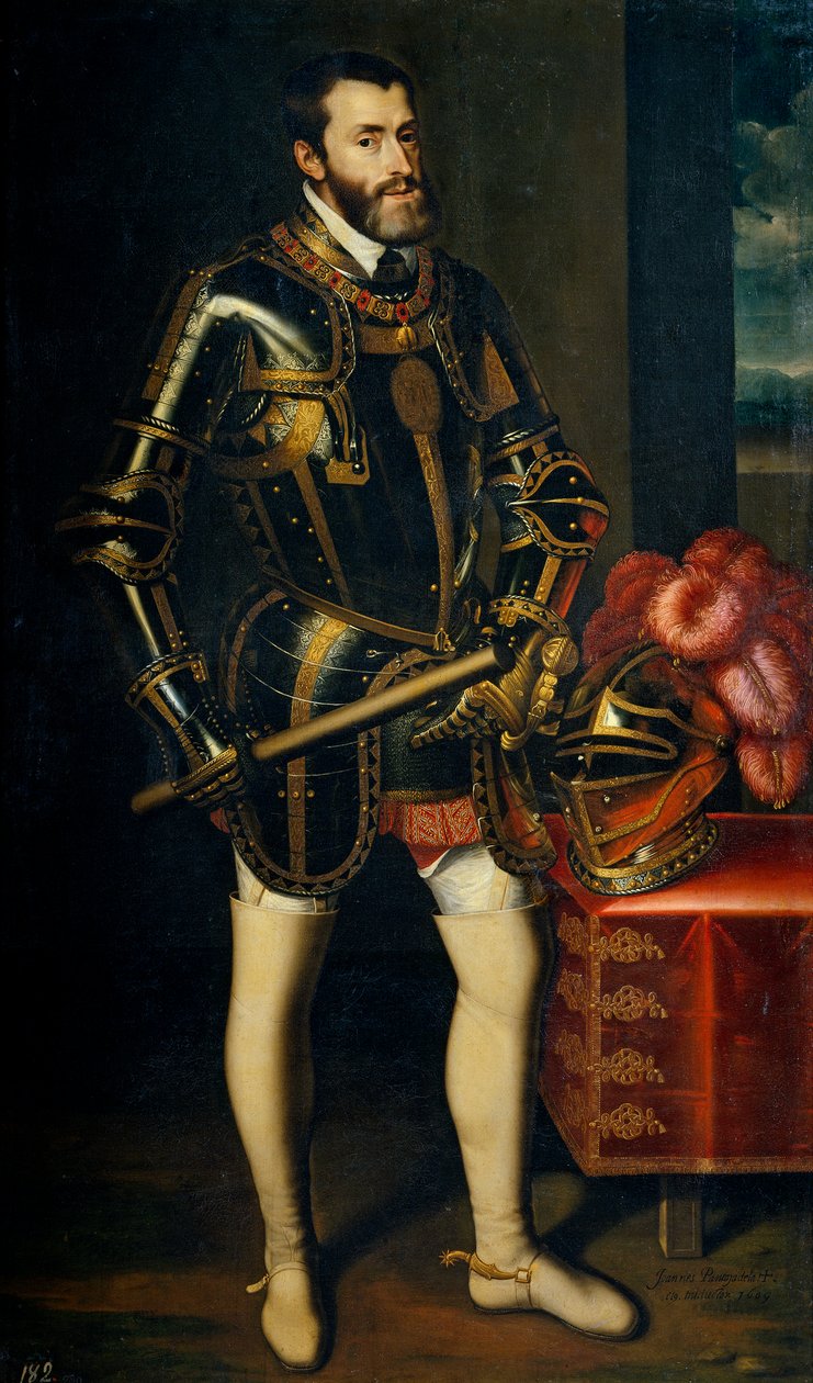 Karl V av Spania av Juan Pantoja de la Cruz