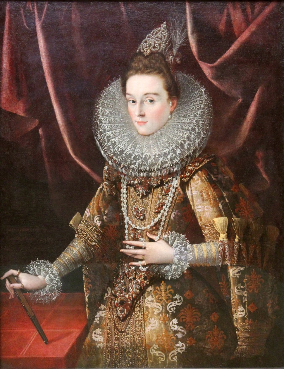 Infanta Isabella Clara Eugenia fra Spania av Juan Pantoja de la Cruz