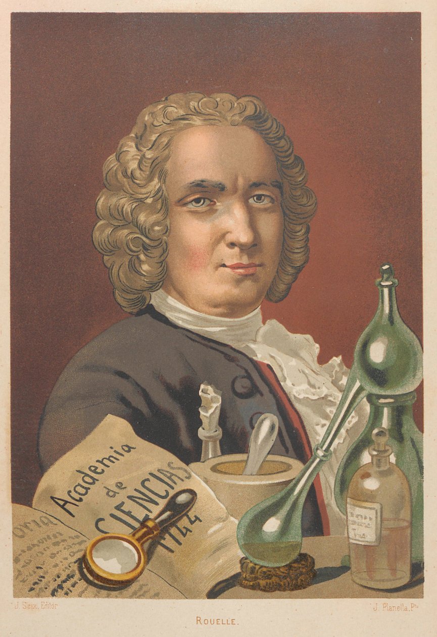 Portrett av Hilaire-Marin Rouelle 1718-1779, 1879. av Juan Planella y Rodríguez