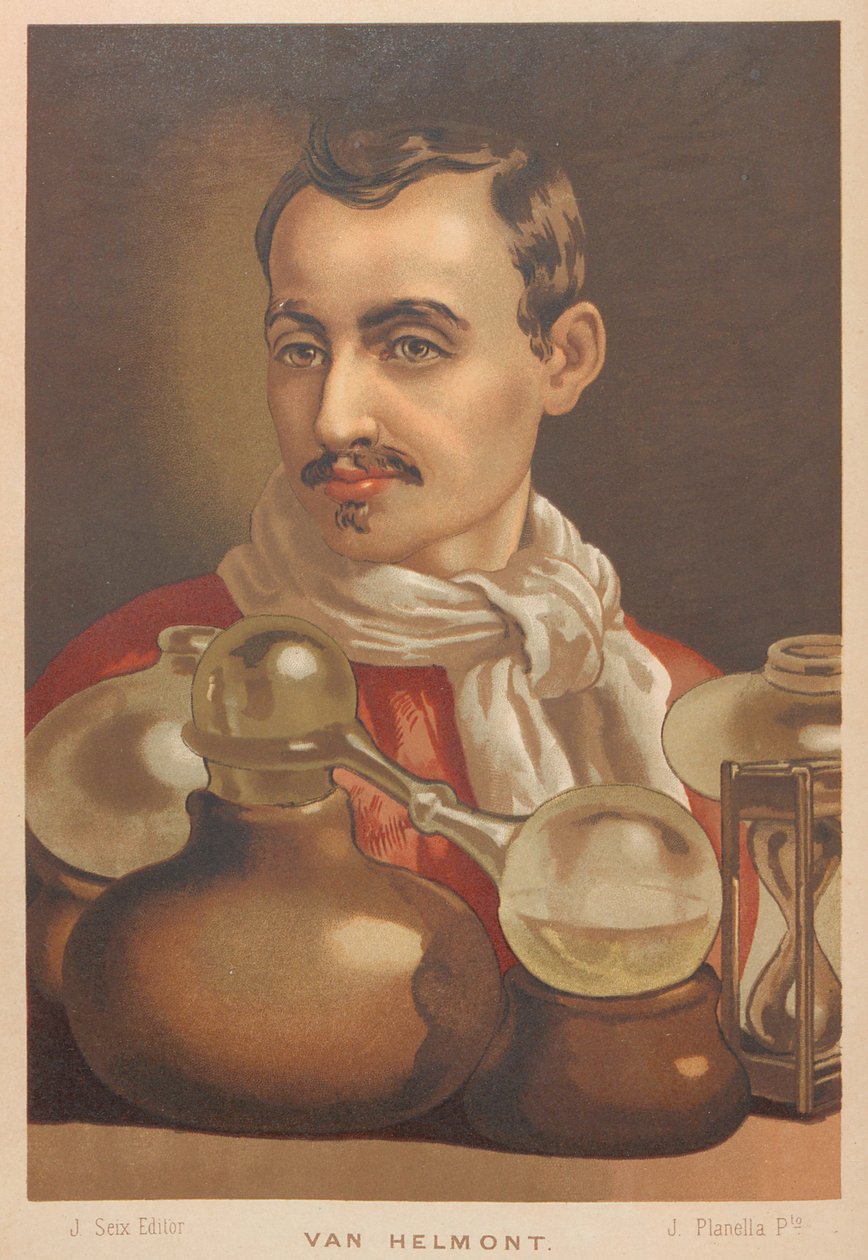 Portrett av Johan Baptista van Helmont 1580-1644, 1879. av Juan Planella y Rodríguez