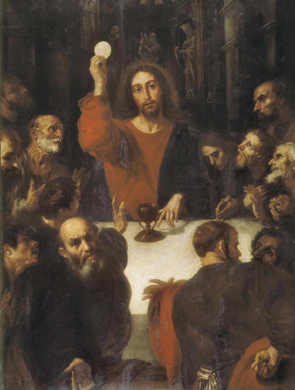 Den hellige nattverd. 1620 - 1628 (olje på lerret) av Juan Ribalta