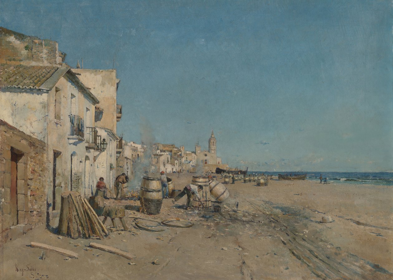 Sitges, 1800-tallet. av Juan Roig y Soler