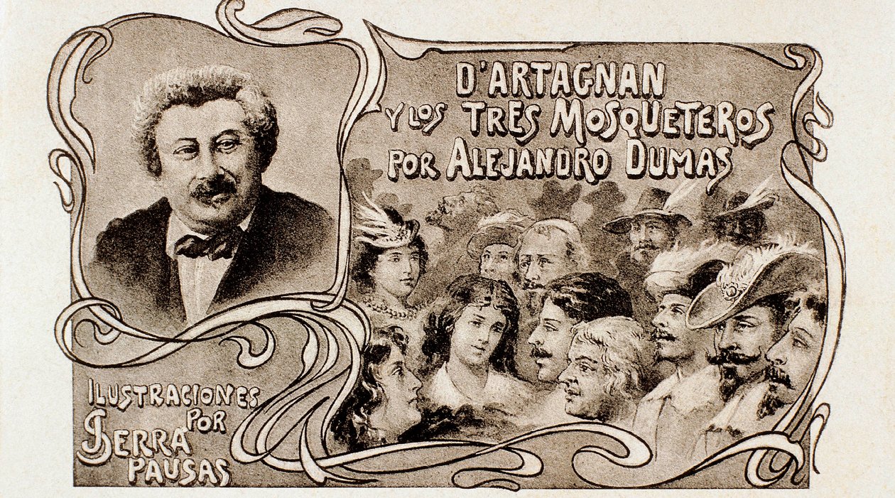 Omslag til Alexandre Dumas sin roman "D