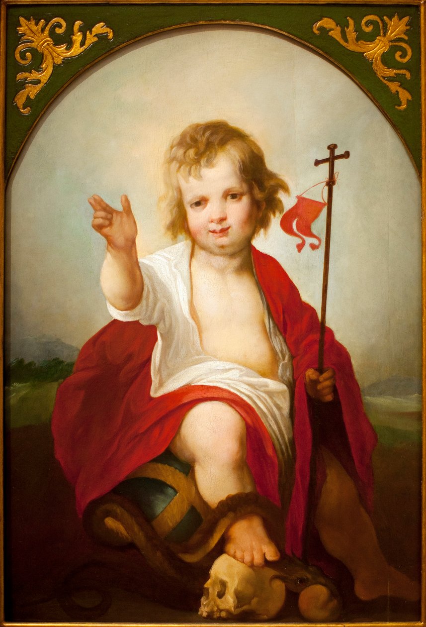 The Child Jesus Savior - Maleri av Juan de Roelas (ca. 1558/1560-1625), olje på lerret, ca. 1610 - Museum of Fine Arts i Sevilla, Spania av Juan de Roelas