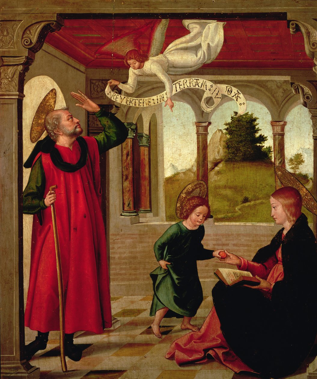Den hellige familie, ca. 1535 av Juan de Borgoña