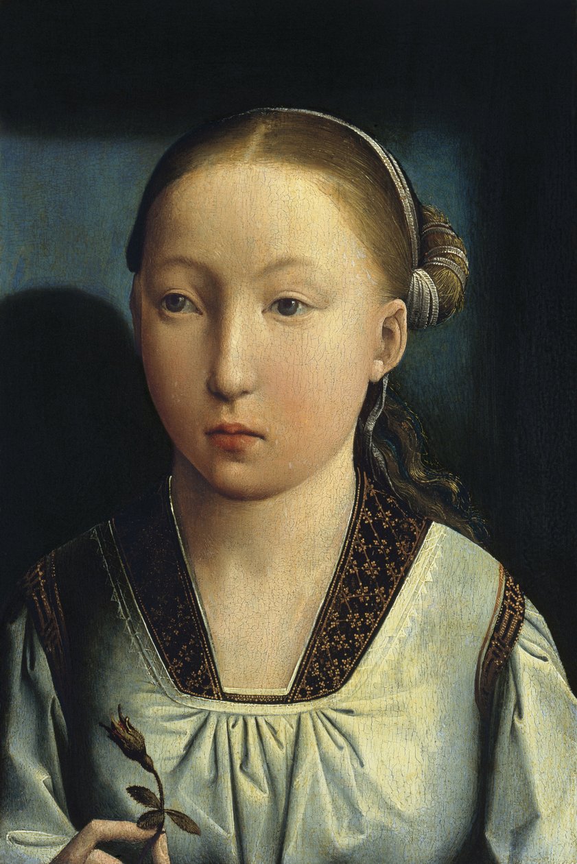 Portrett av Katarina av Aragon, ca. 1496 av Juan de Flandes
