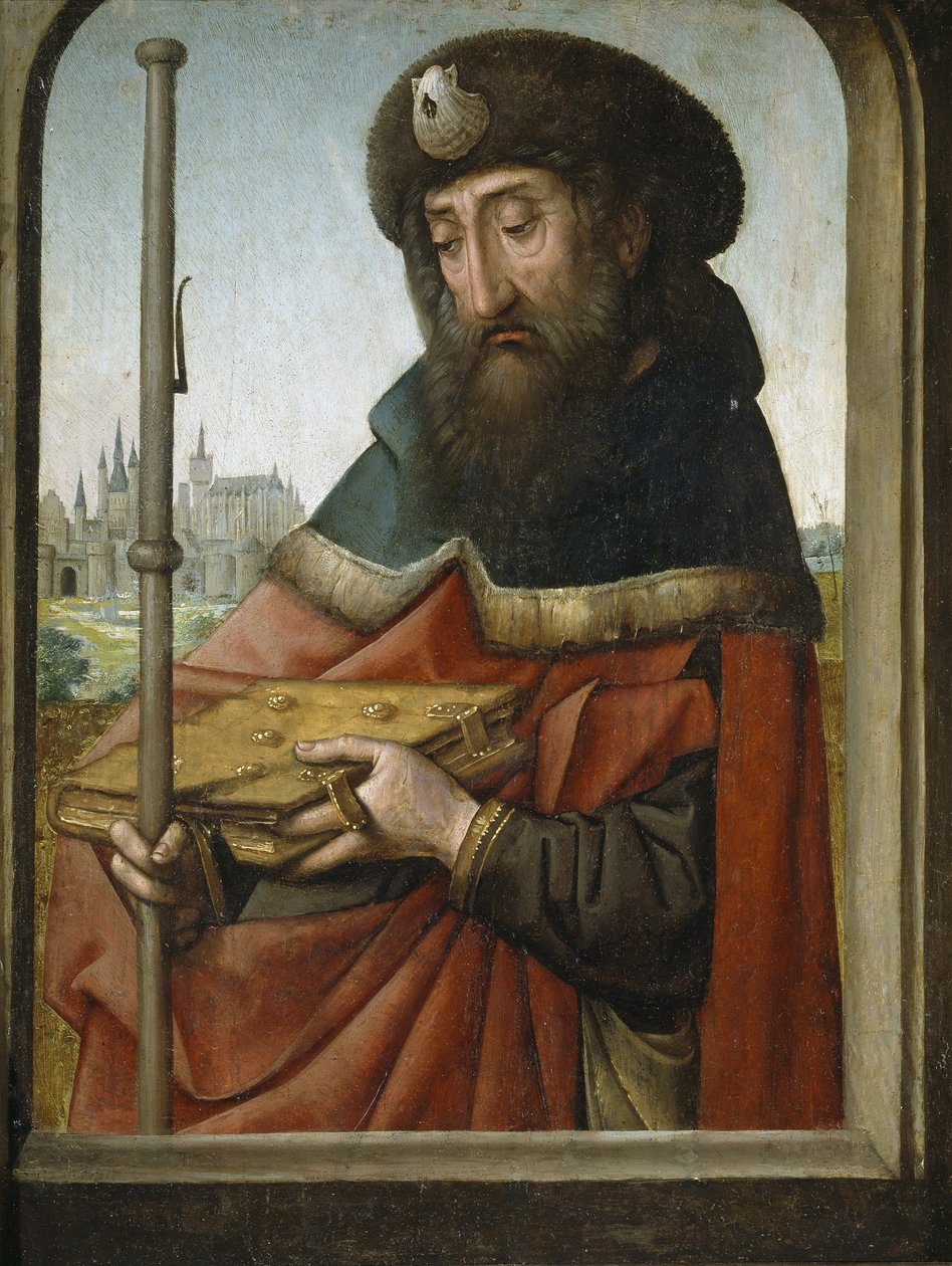 Saint James the Elder som pilegrim av Juan de Flandes