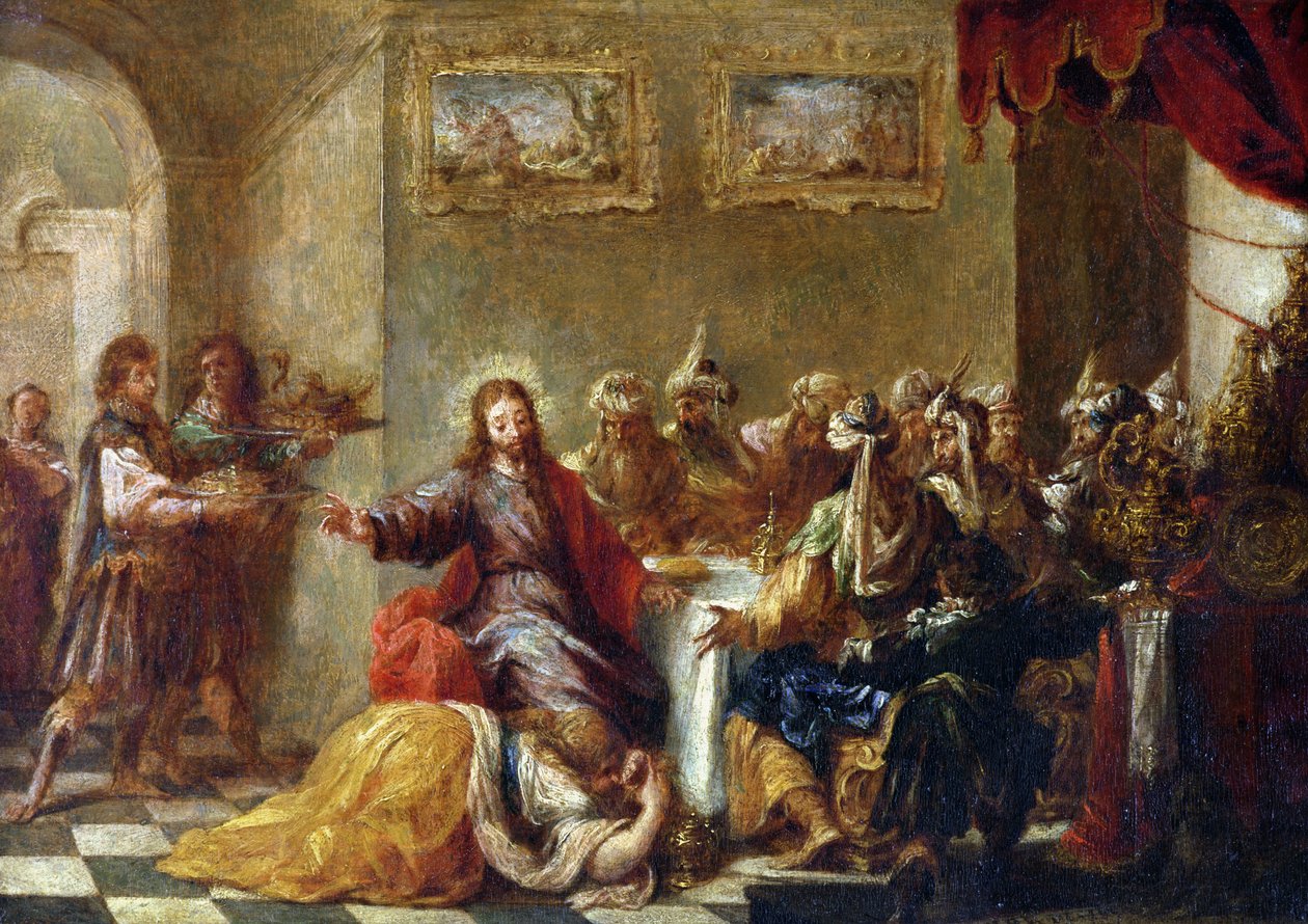 Kristus i huset til fariseeren Simon, 1660 av Juan de Valdes Leal