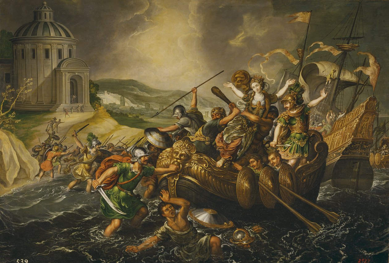 The Rape of Helen, midten av 1600-tallet. av Juan de la Corte