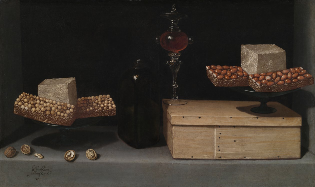 Stilleben med søtsaker av Juan van der Hamen y Leon