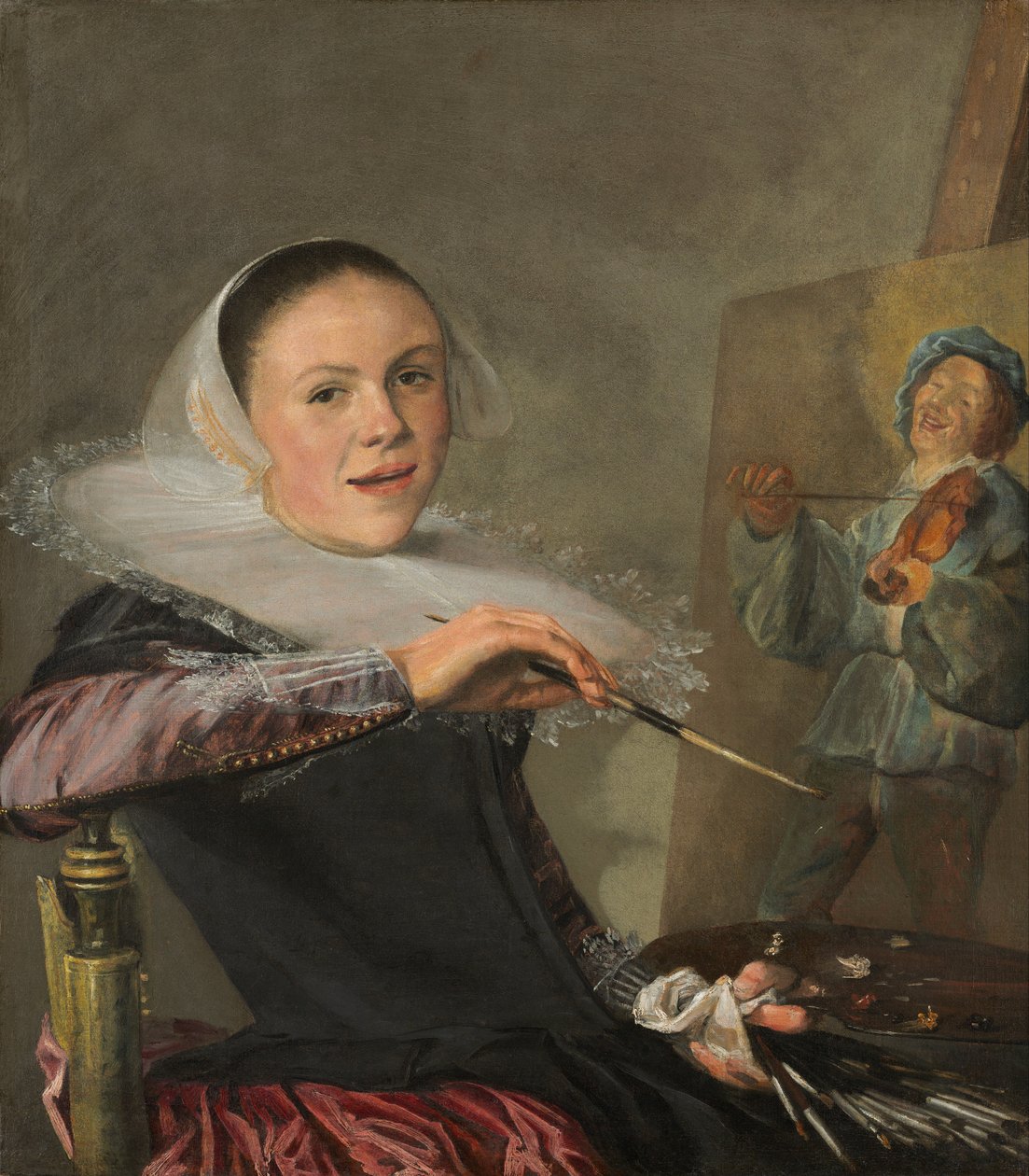 Selvportrett av Judith Leyster