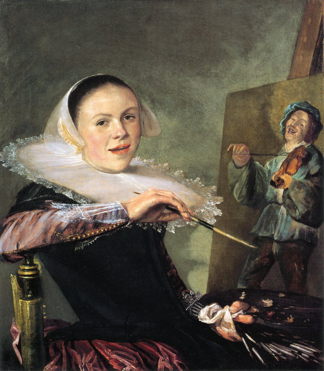 Selvportrett av Judith Leyster