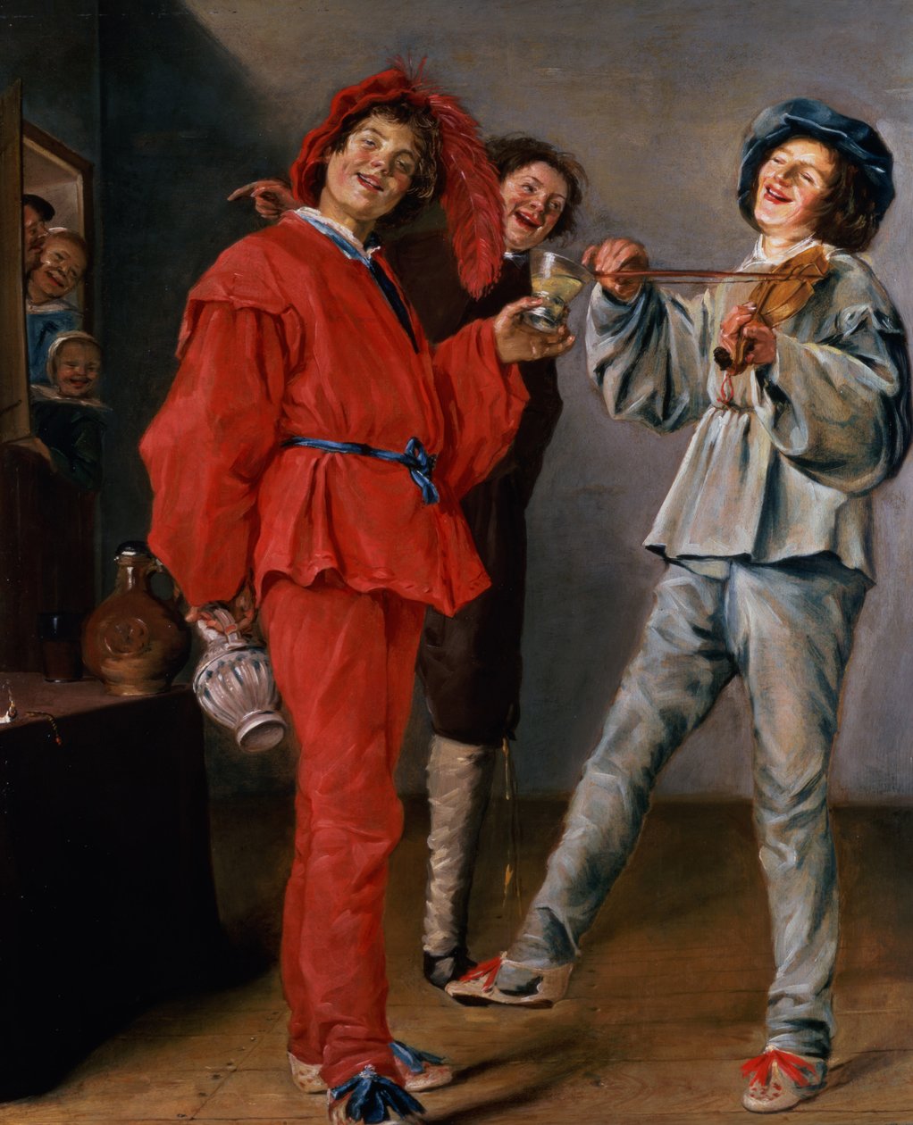 Three Boys Merry-making, ca. 1629 av Judith Leyster