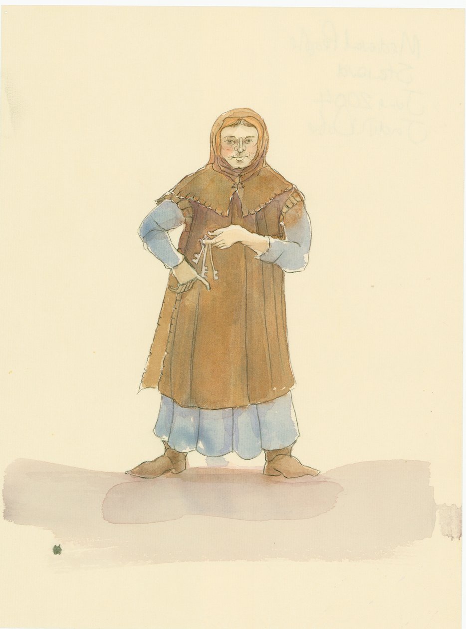 En middelaldersk forvalter, som var ansvarlig for å drive husholdningen og eiendommen til en herre, 2004. av Judith Dobie