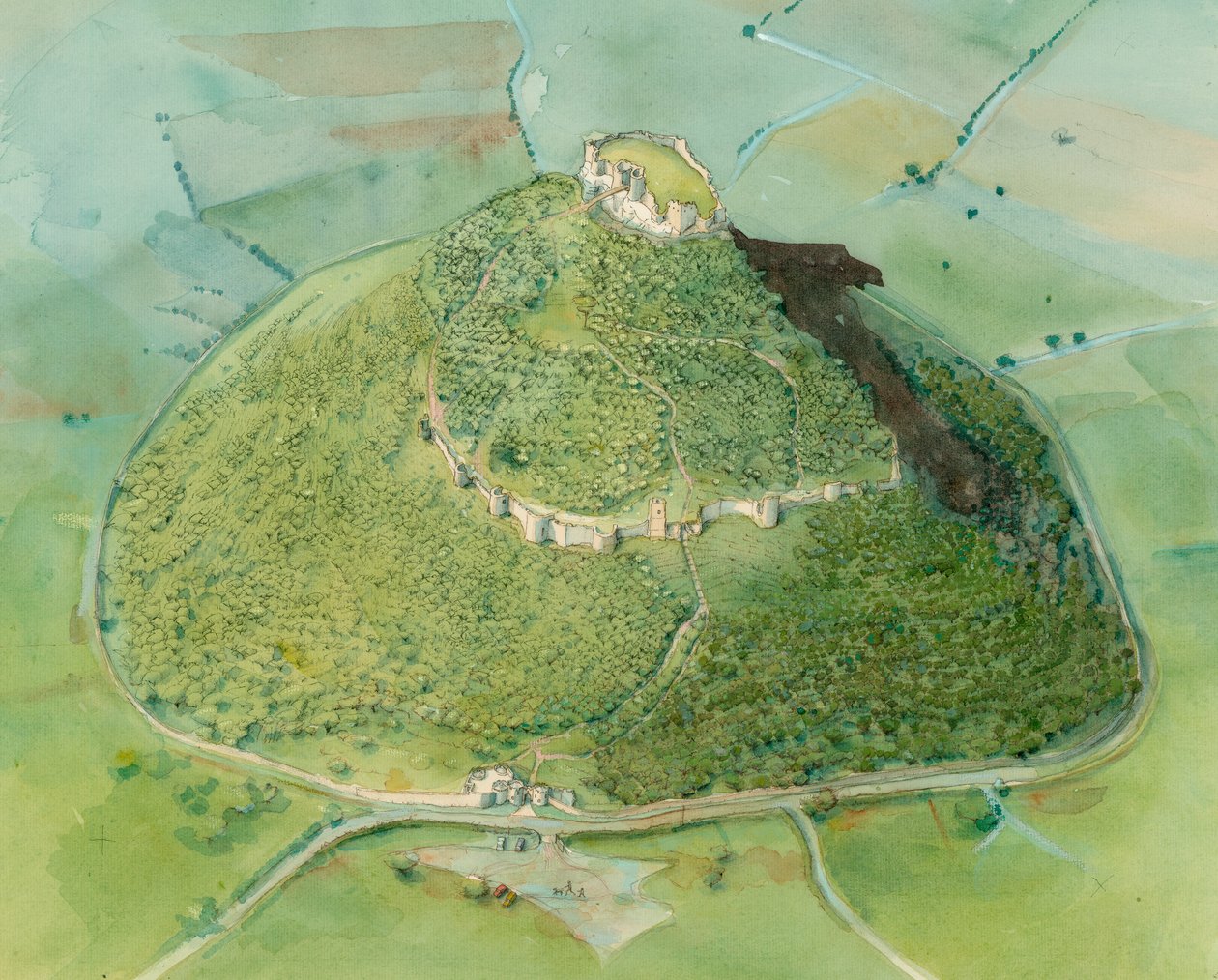 Beeston Castle, c2010 av Judith Dobie