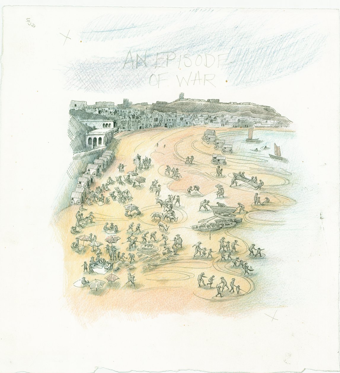 Tysk marinebombardement av Scarborough, North Yorkshire, 1914 2014. av Judith Dobie