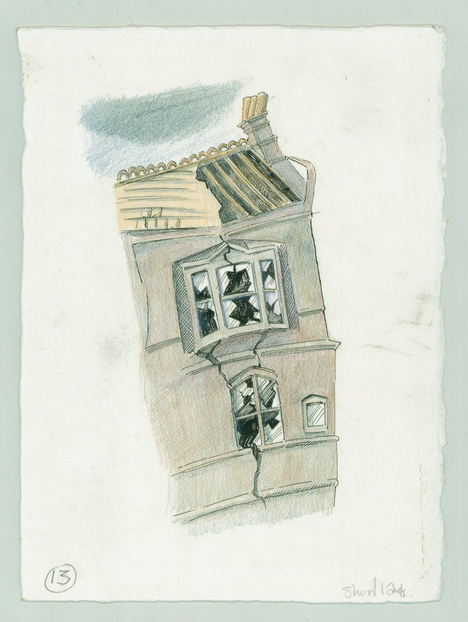 Tysk marinebombardement av Scarborough, North Yorkshire, 1914 2014. av Judith Dobie