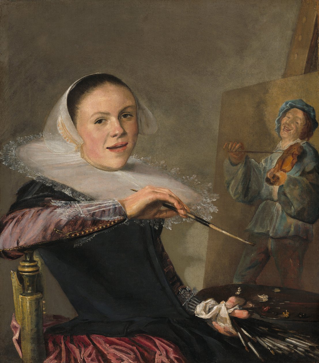 Selvportrett av Judith Leyster