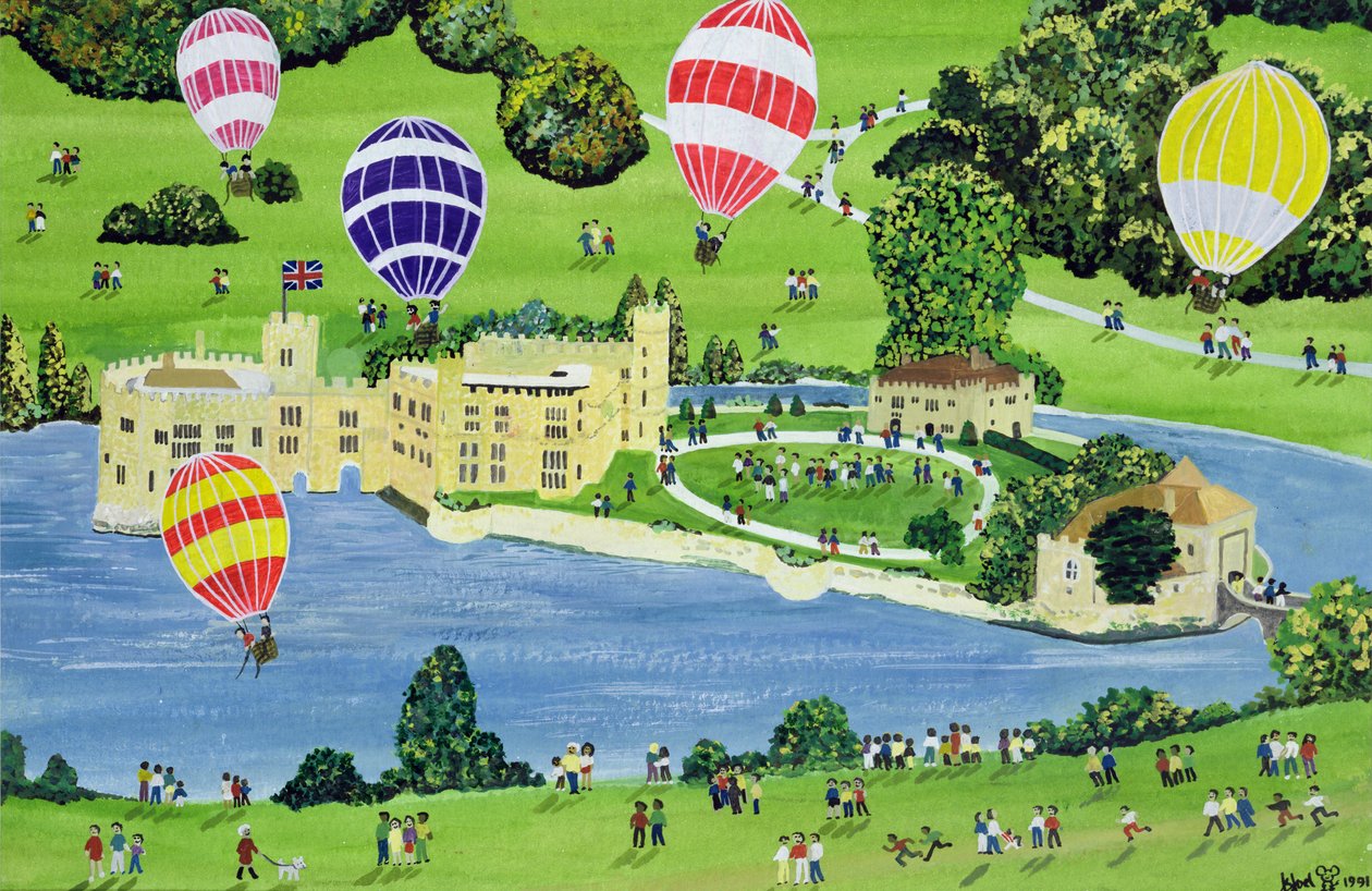 Ballongtur på Leeds Castle av Judy Joel