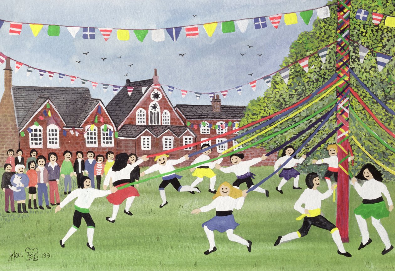 Maypole Dancing, 1991 av Judy Joel