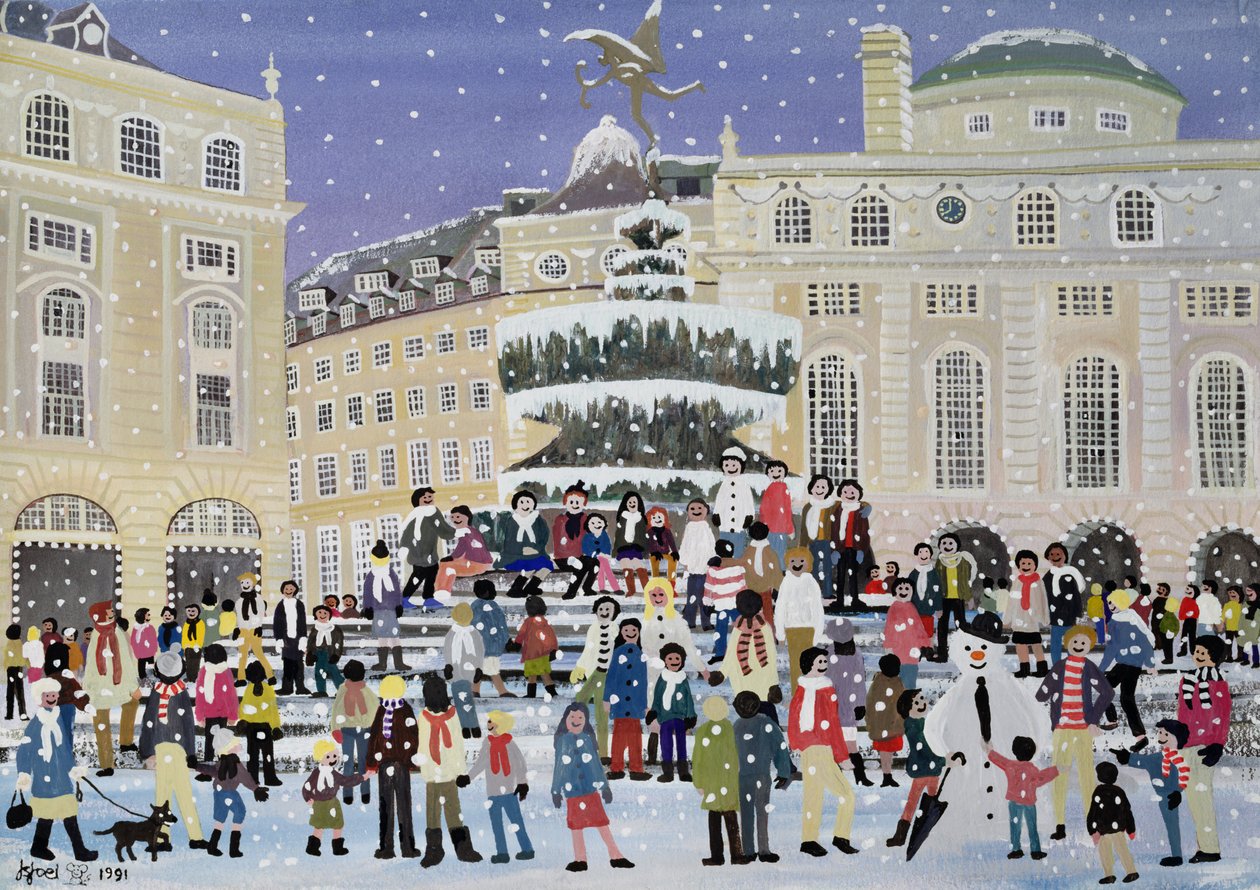 Piccadilly snøscene av Judy Joel