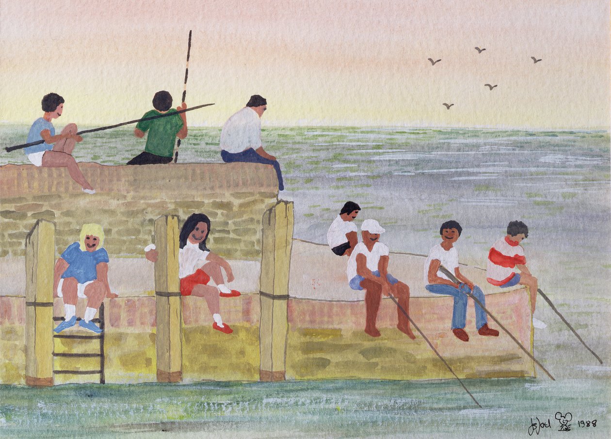 Twilight Fishing, 1988 av Judy Joel