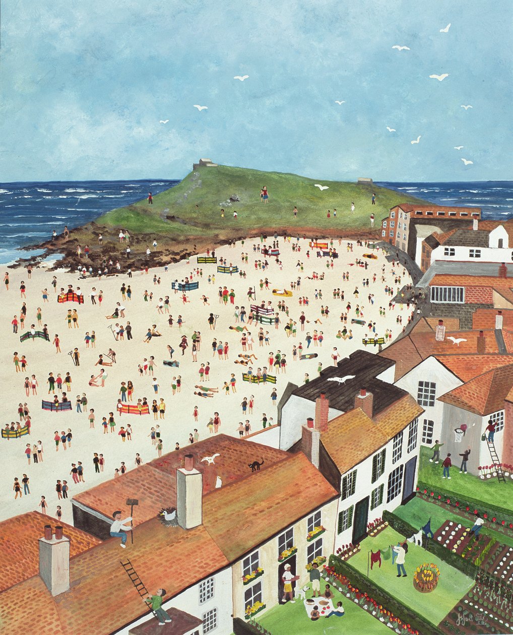 Utsikt fra Tate Gallery St. Ives av Judy Joel