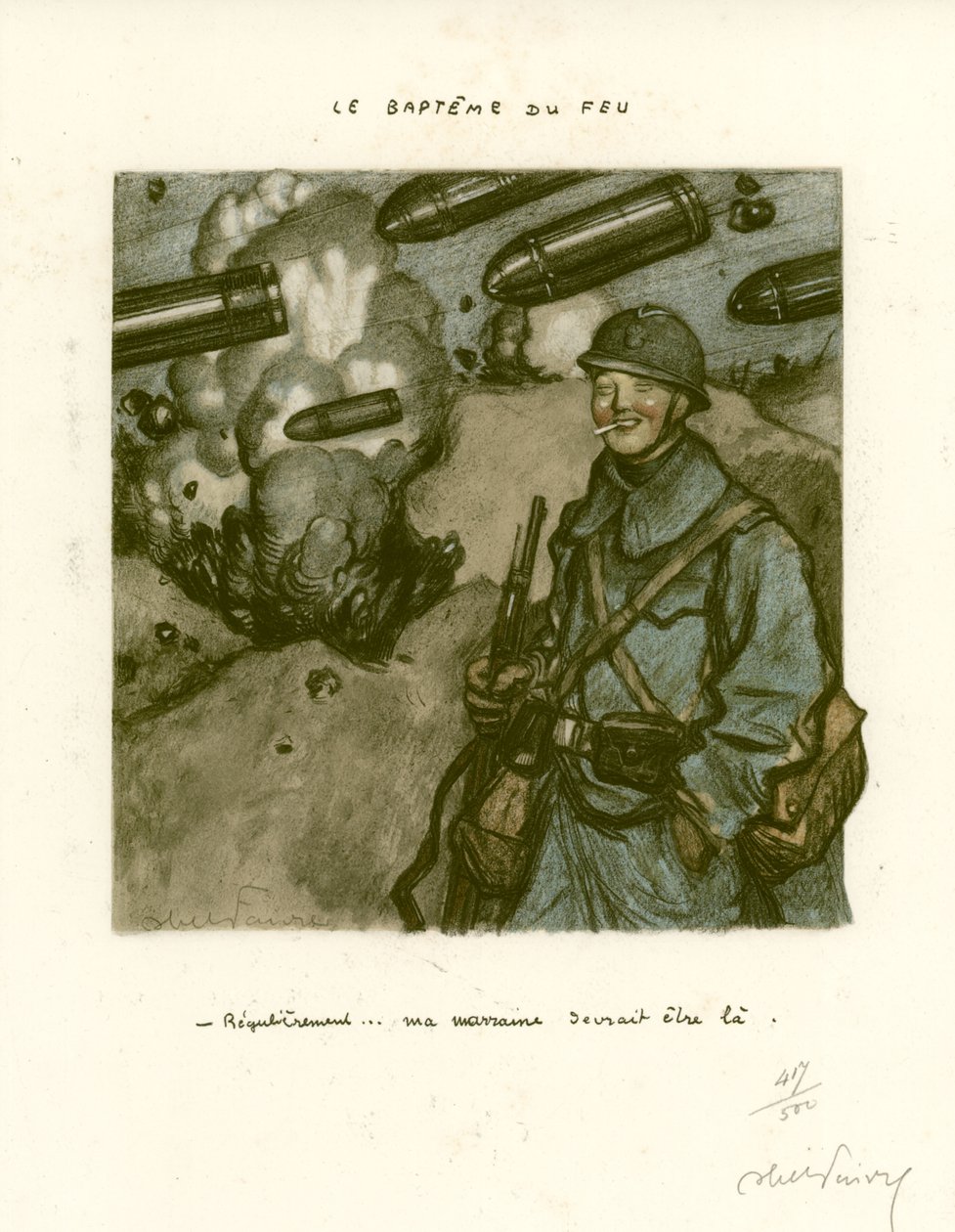 Ilddåp av Jules Abel Faivre