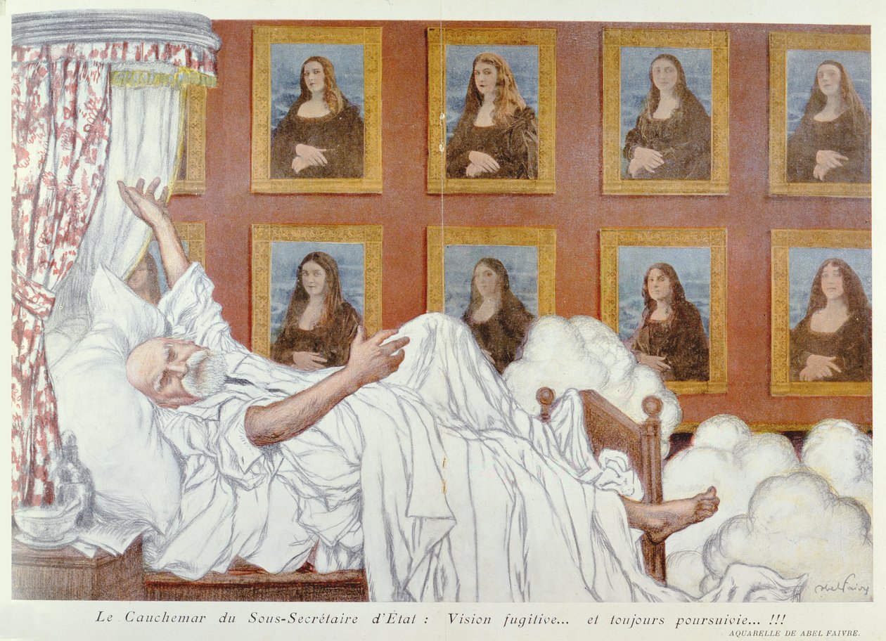 Undersekretærens mareritt av Jules Abel Faivre