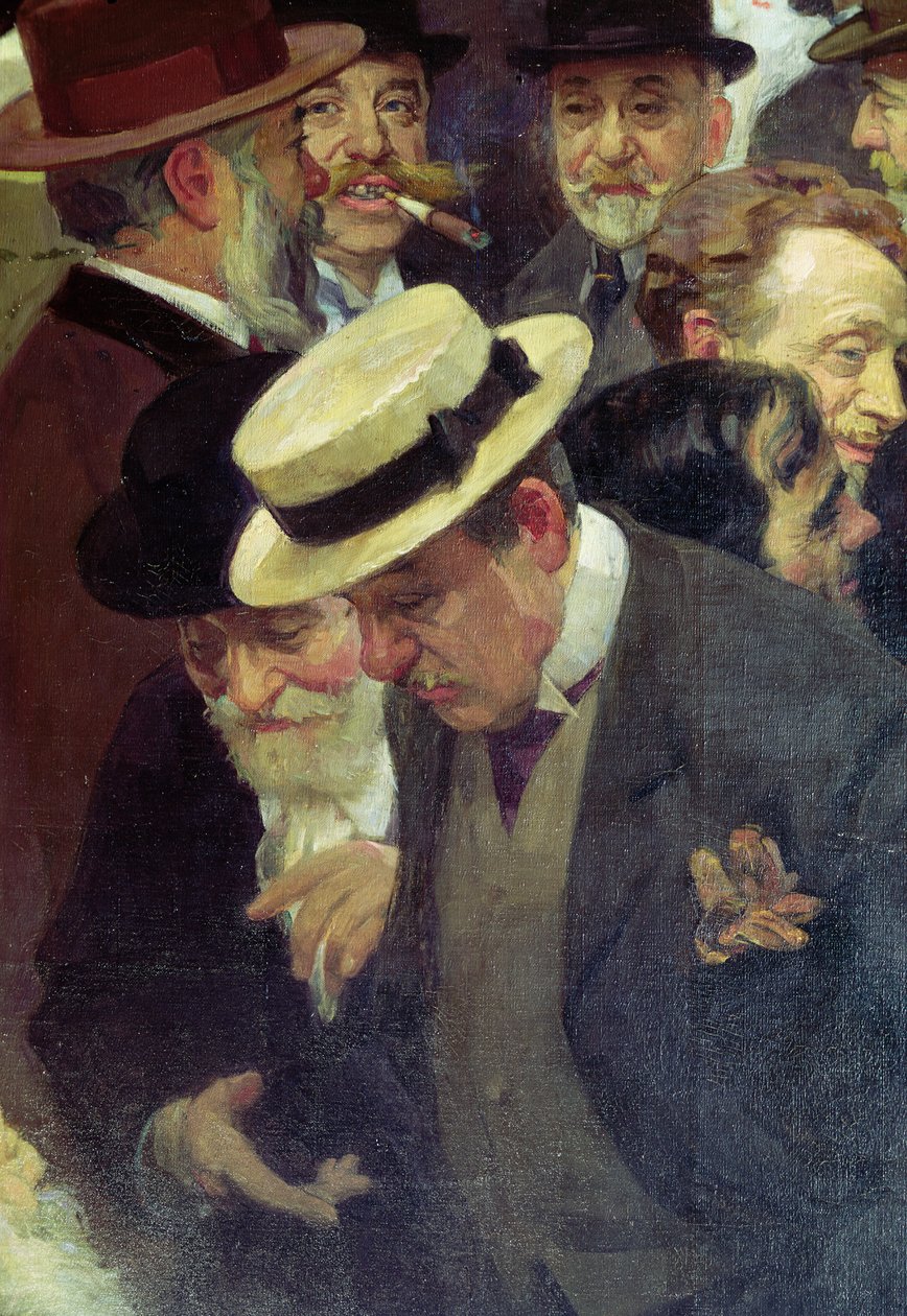Fredag på den franske kunstnersalongen (detalj), 1911 av Jules Alexandre Gruen or Grun