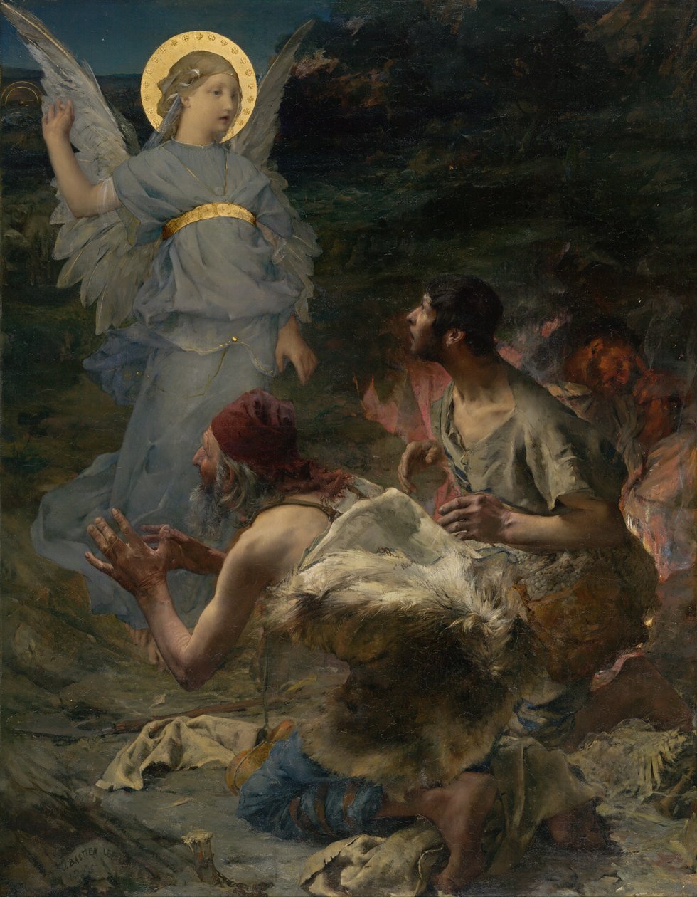 Kunngjøringen til hyrdene av Jules Bastien Lepage