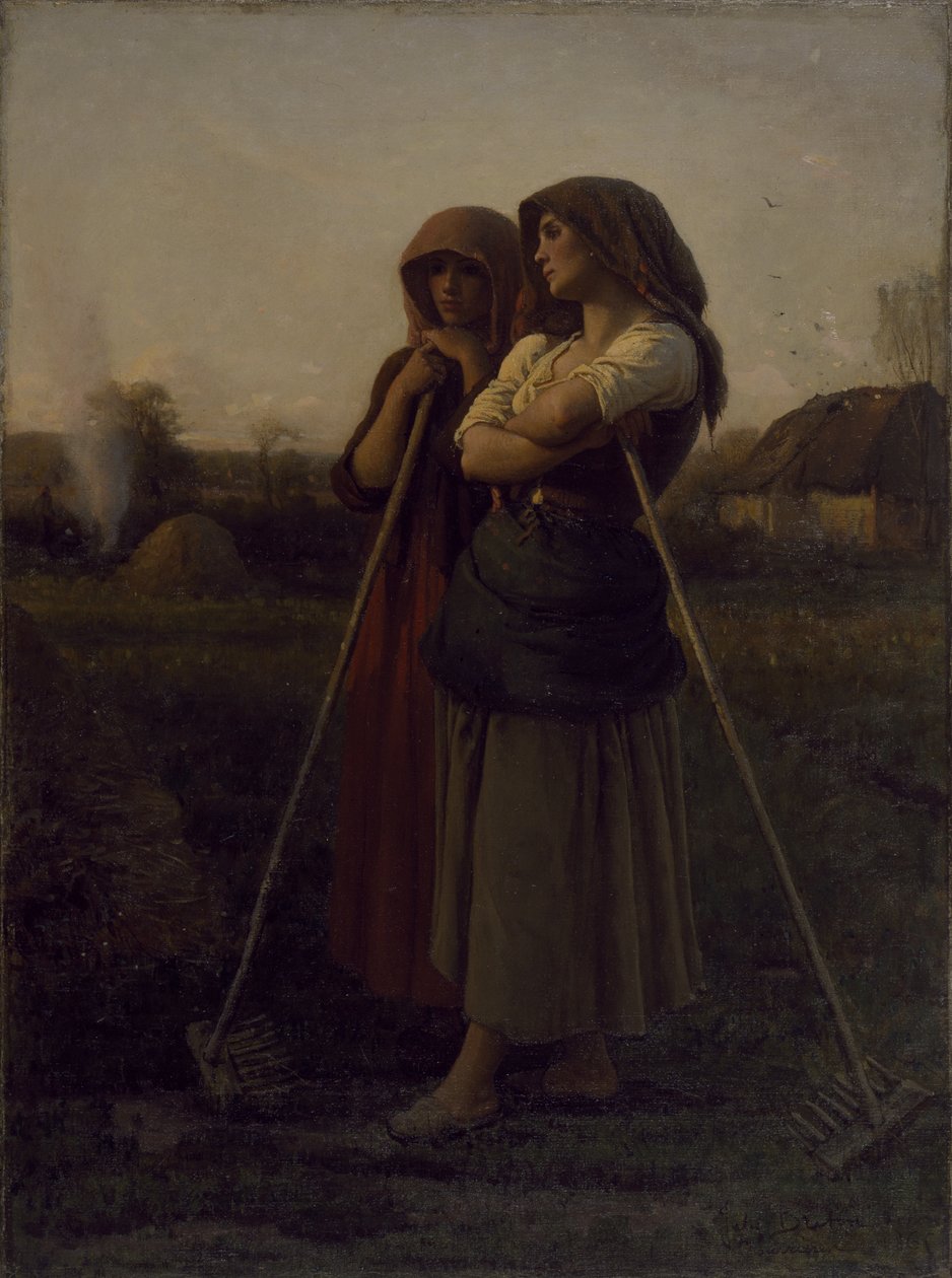 Slutningen av dagen av Jules Breton