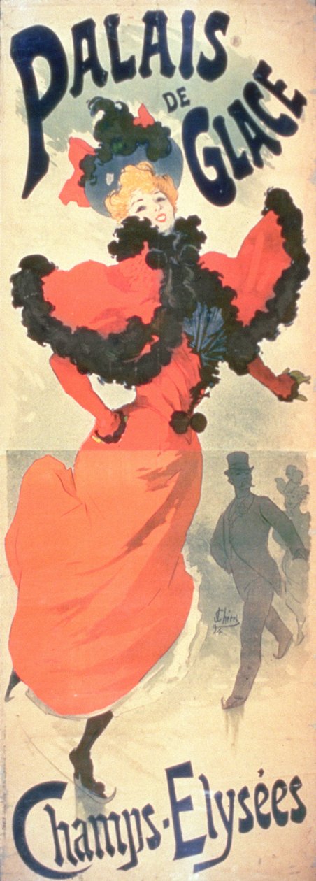Ispalasset, Champs Elysees, Paris, 1894 av Jules Cheret