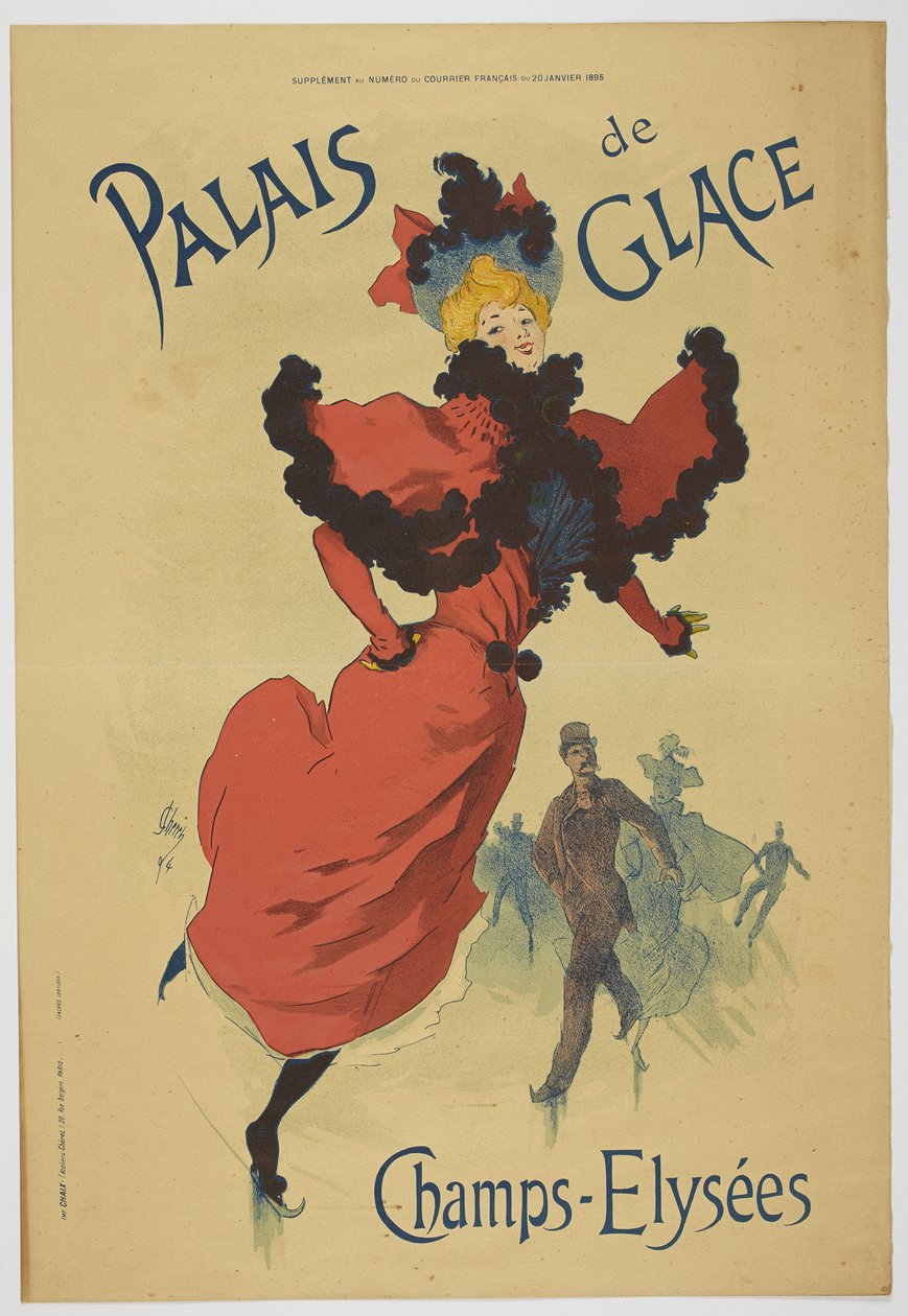Ice Palace Champs-Elysées, 20. januar 1895 av Jules Cheret