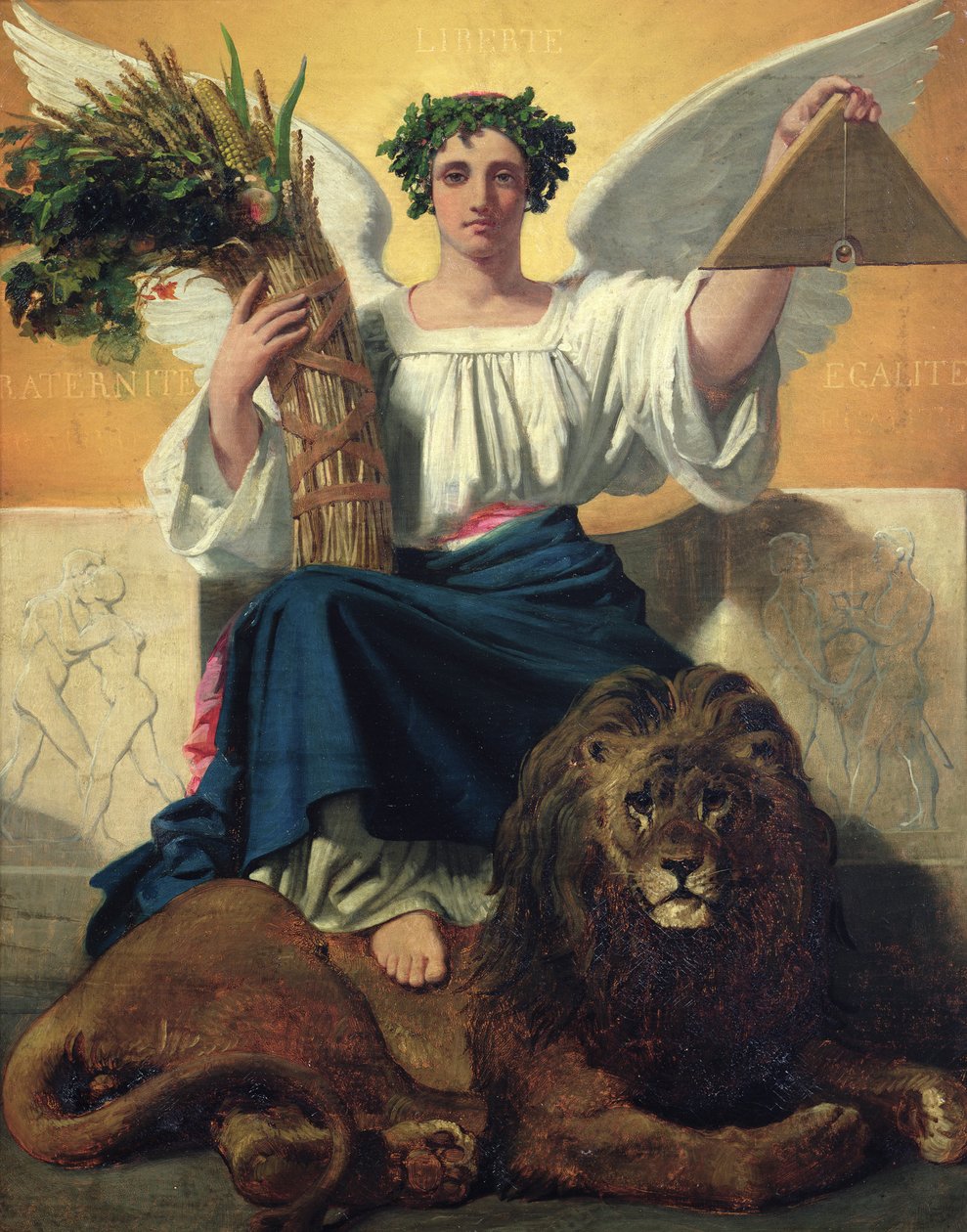 Republikken, 1848 av Jules Claude Ziegler