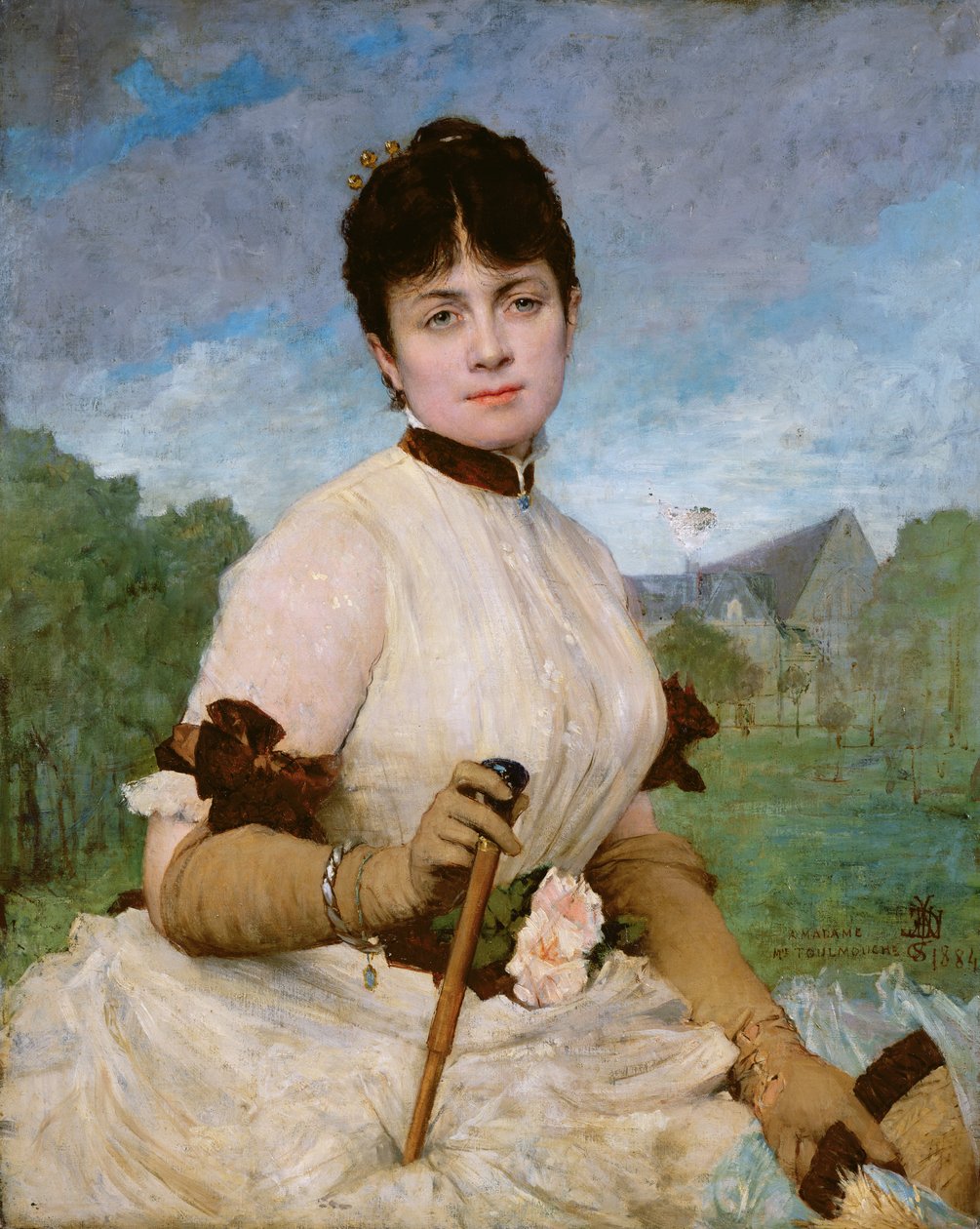 Madame Marie Toulmouche, 1884 av Jules Elie Delaunay