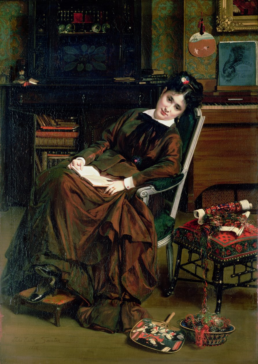 Rekonvalesenten av Jules Emile Saintin