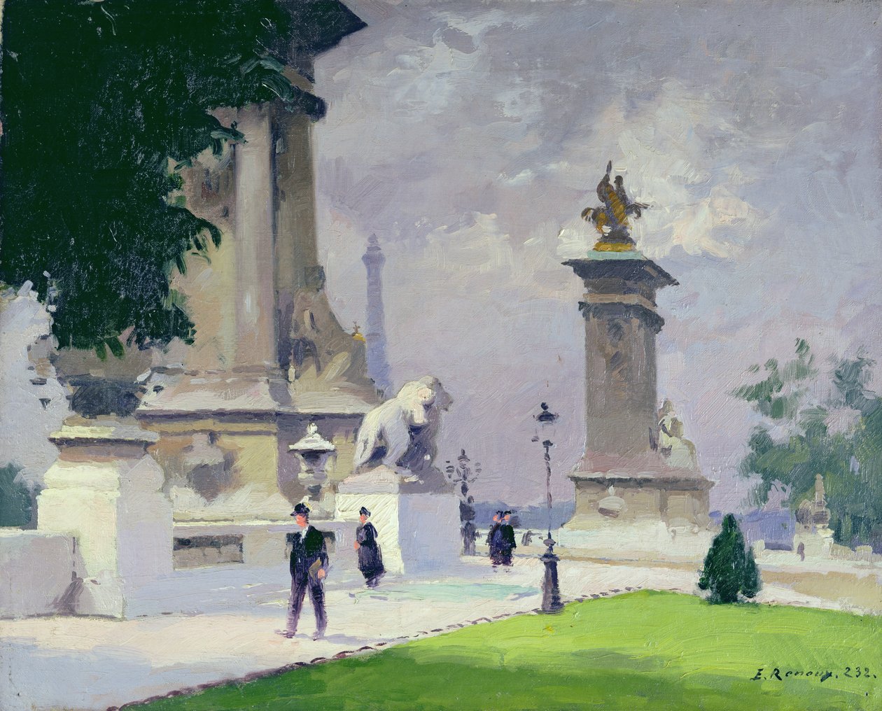 Pont Alexandre III, Paris av Jules Ernest Renoux