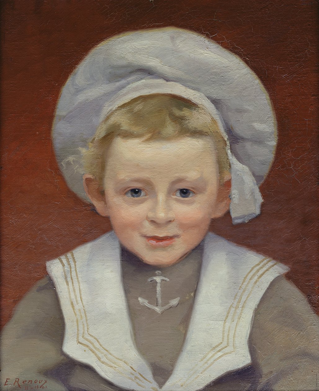 Portrett av Marcel i en sjømannsdrakt, februar 1901 av Jules Ernest Renoux