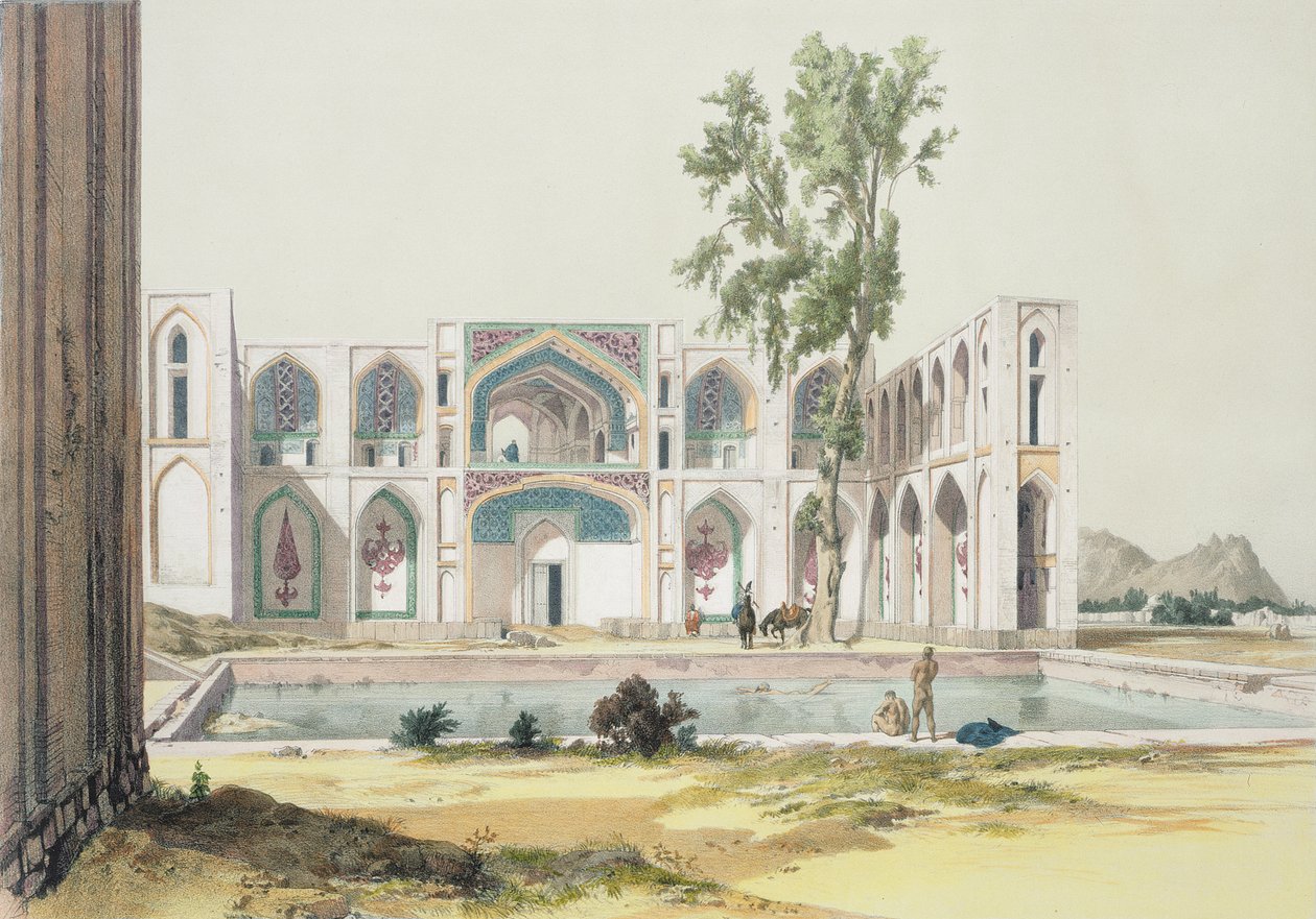 The Palace of Tchar-Bag at Isfahan, Persia, plate 99 fra 