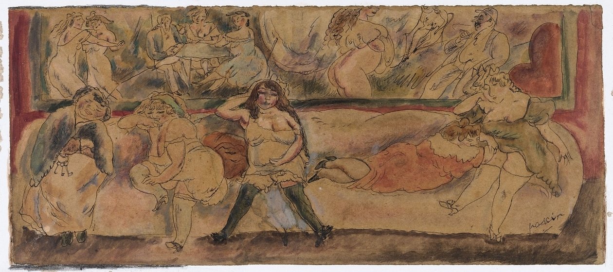 Lukket hus av Jules Pascin